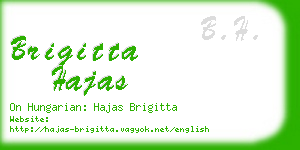 brigitta hajas business card